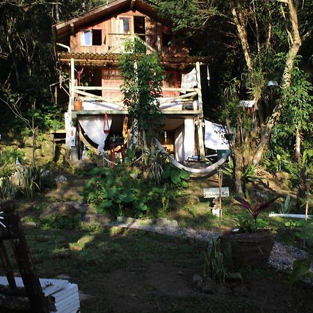 Cabana Mágica Praia é floresta, vale da Utopia, Pinheira Villa Guarda do Embaú Exterior foto