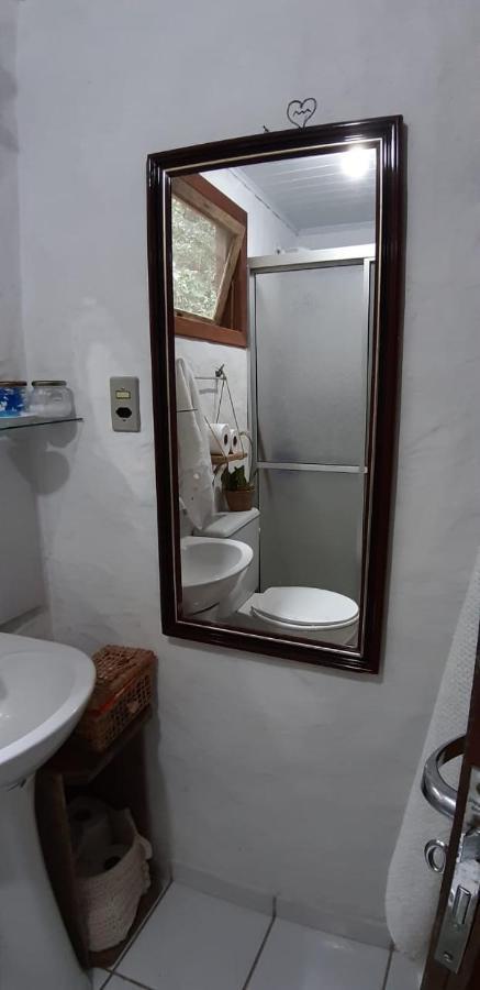 Cabana Mágica Praia é floresta, vale da Utopia, Pinheira Villa Guarda do Embaú Exterior foto